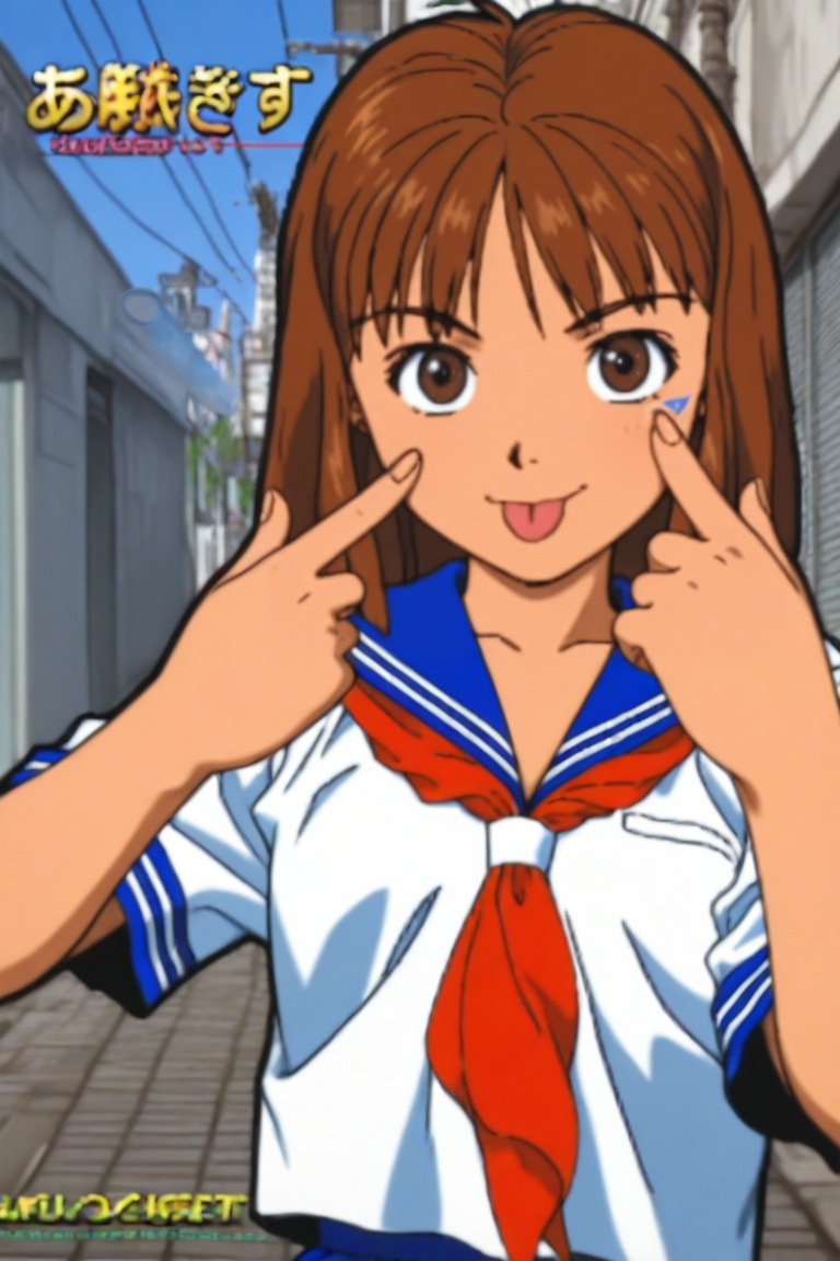 jankengirl,  brown hair,  brown eyes on Tensor.Art