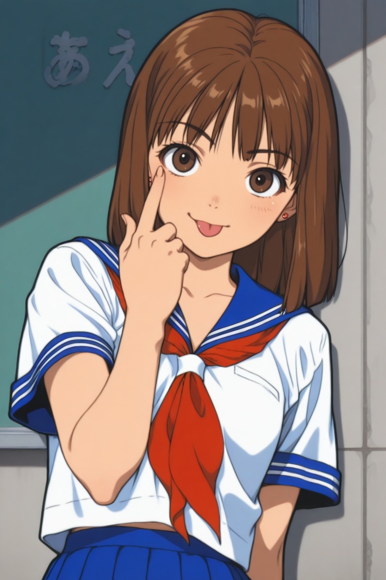 jankengirl,  brown hair,  brown eyes on Tensor.Art