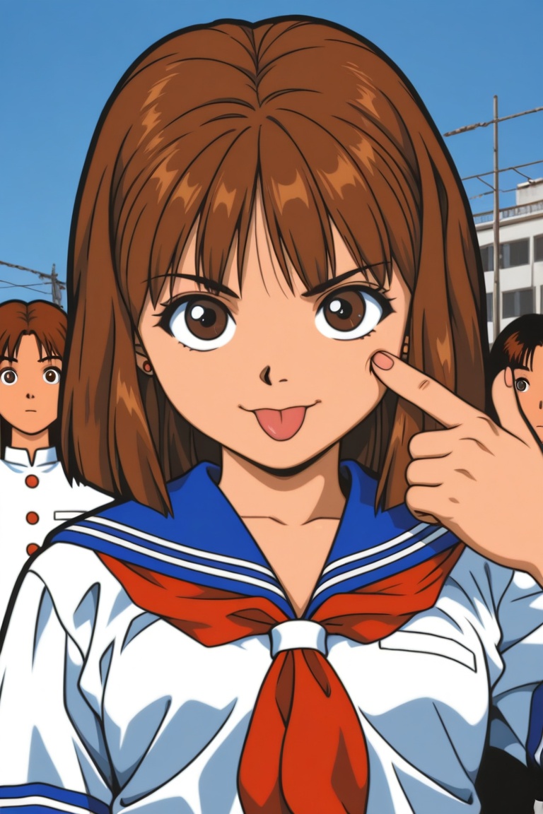 jankengirl,  brown hair,  brown eyes on Tensor.Art