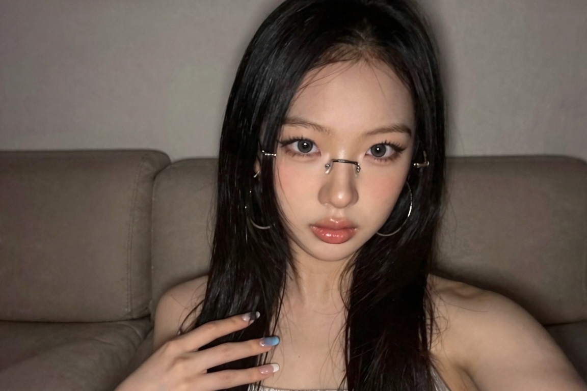 asian girl,  night time,  low light on Tensor.Art