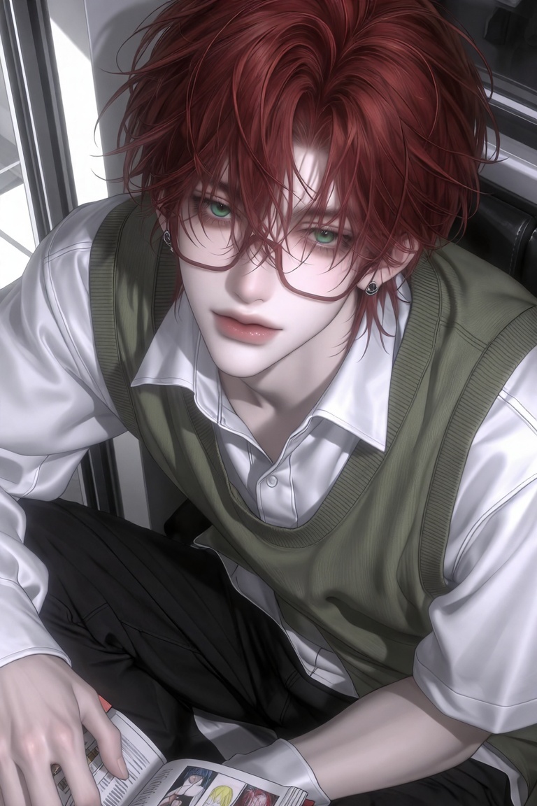 1male,  solo,  18 years old on Tensor.Art