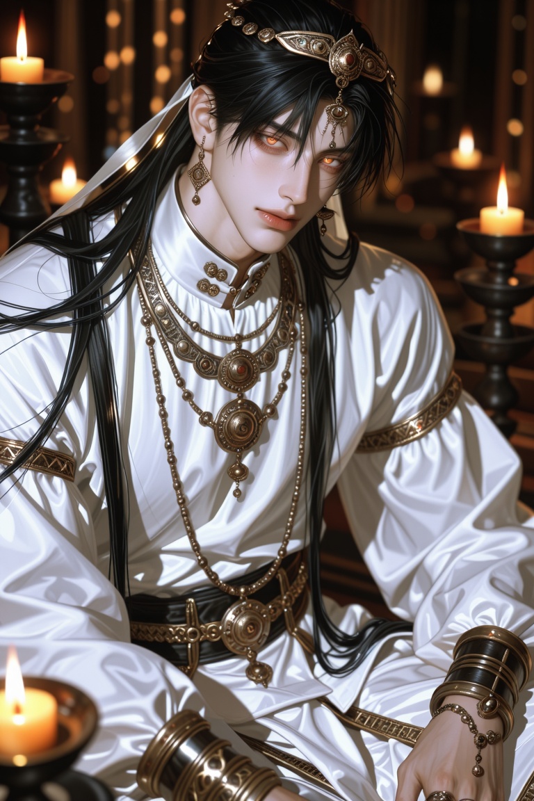 Image Style: (Semi realistic) cinematic lighting,  soft shadows,  high detail on Tensor.Art