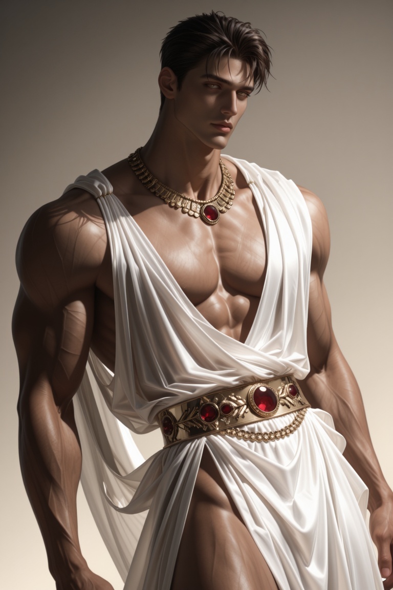 handsome male model,  athletic body,  elegant posture on Tensor.Art
