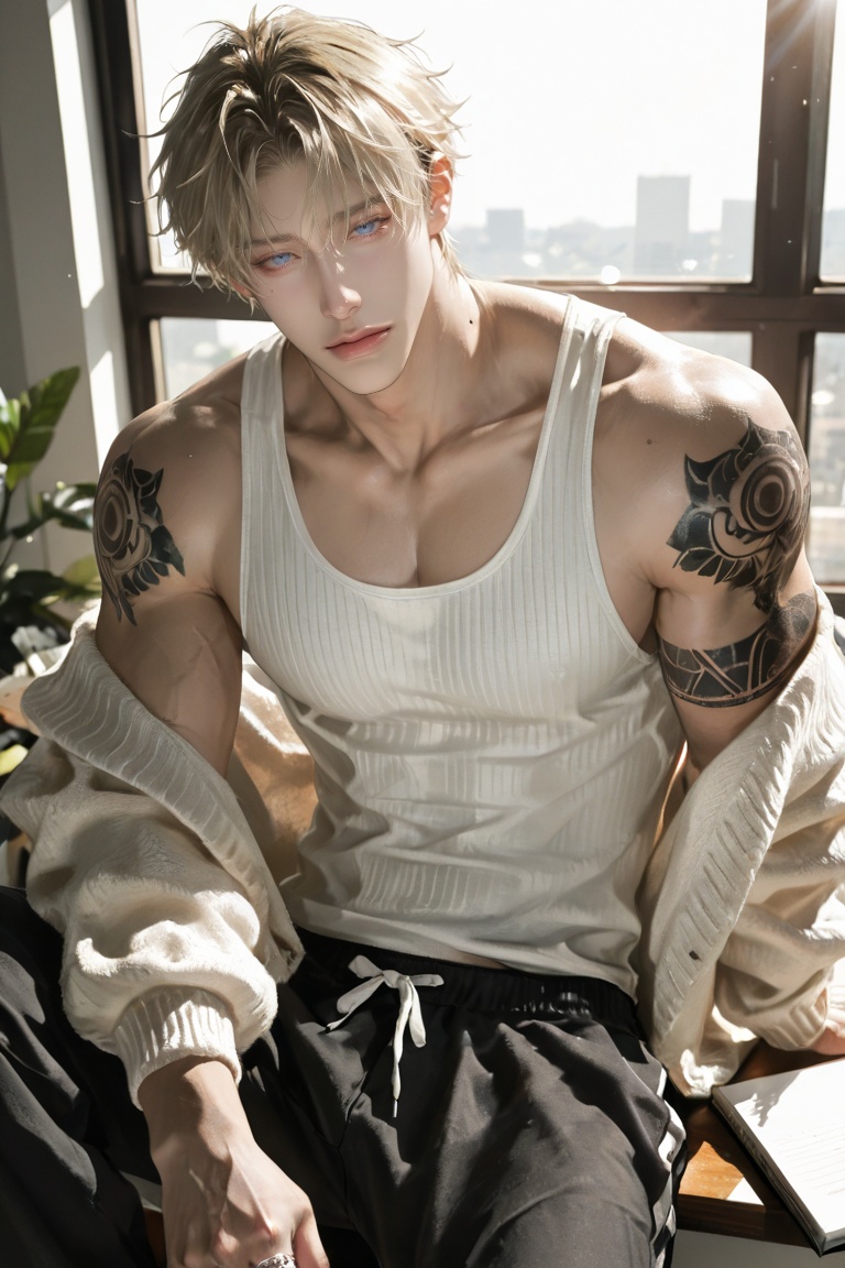 Muscular,  1boy,  male on Tensor.Art