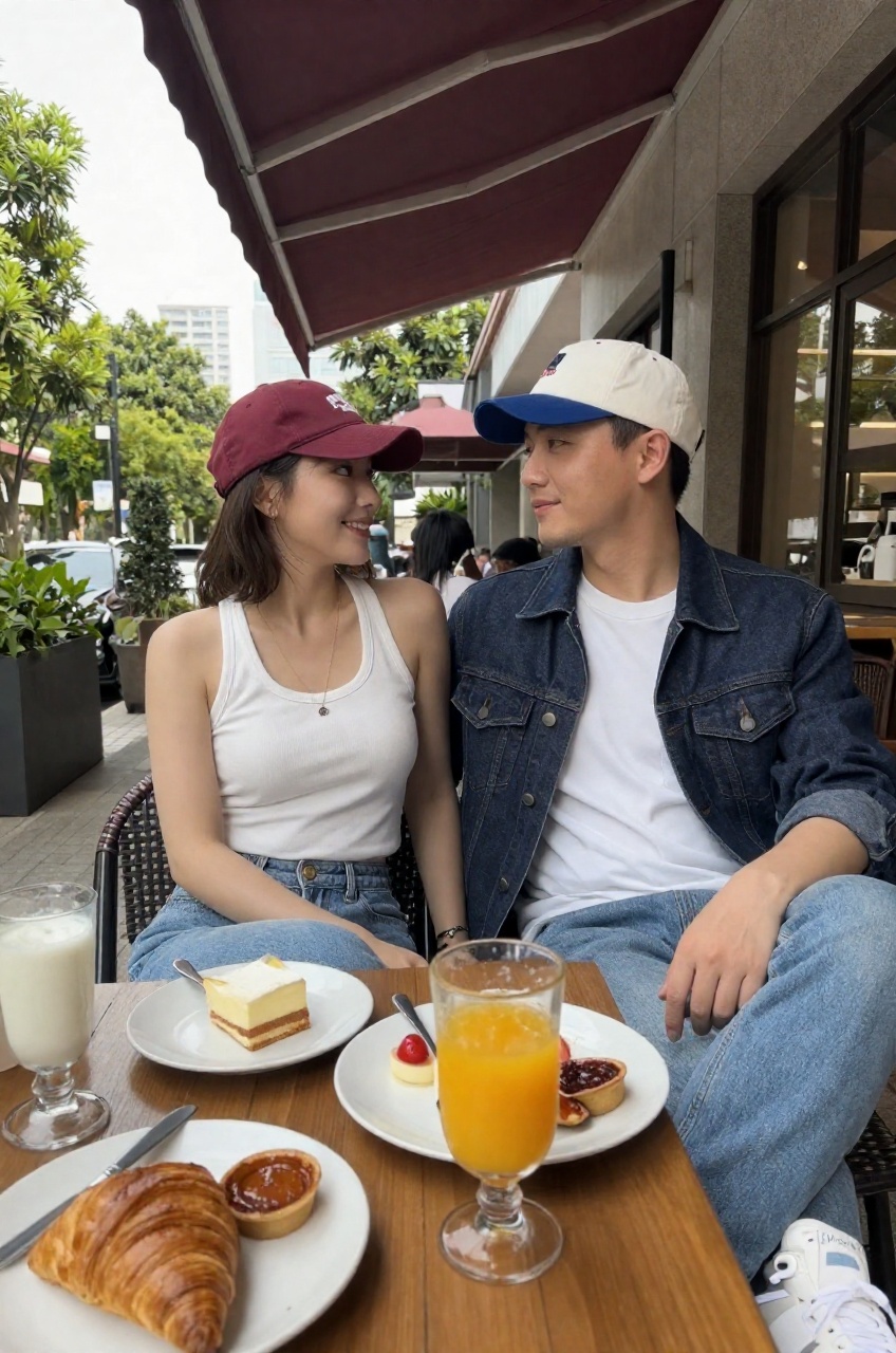 a couple,  effortless sits pose,  romantic on Tensor.Art