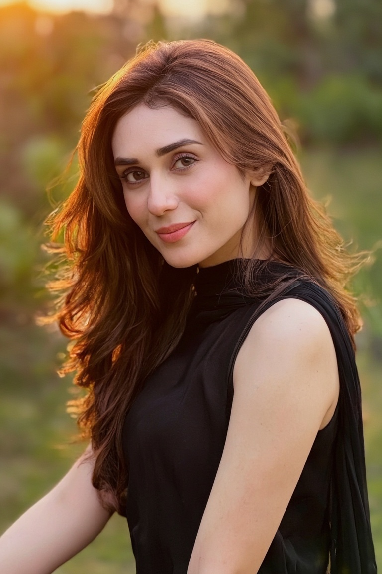 Outdoor portrait,  golden sunlight hitting from behind,  hair flowing in motion on Tensor.Art