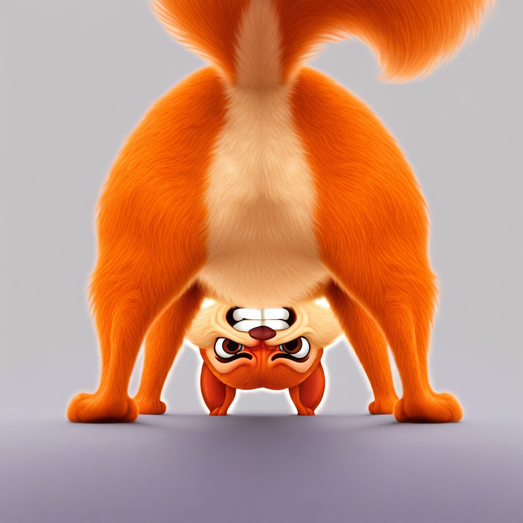hazel squirrel,  feral,  solo on Tensor.Art