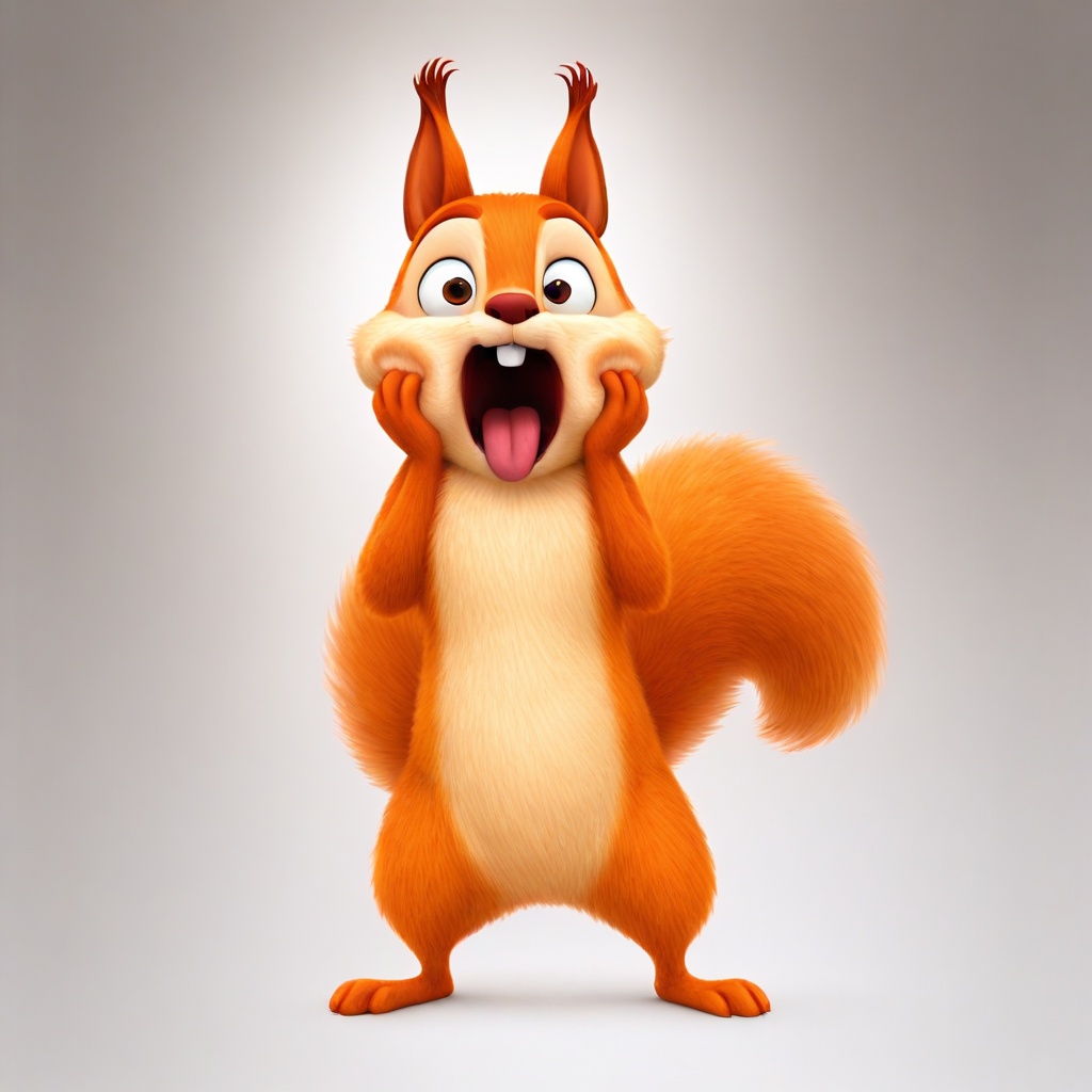 hazel squirrel,  feral,  solo on Tensor.Art