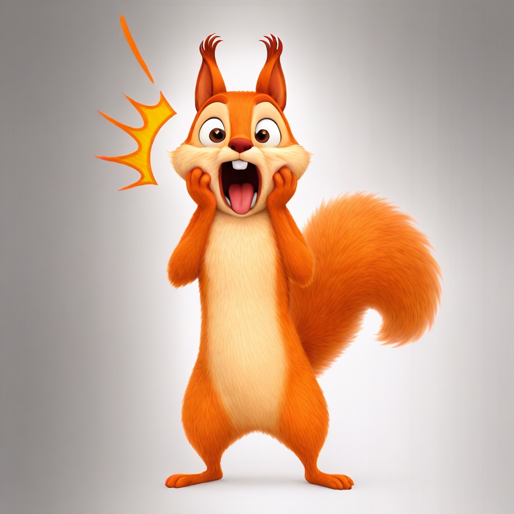 hazel squirrel,  feral,  solo on Tensor.Art