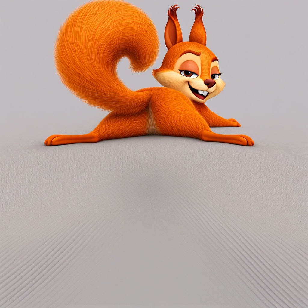 hazel squirrel,  feral,  solo on Tensor.Art