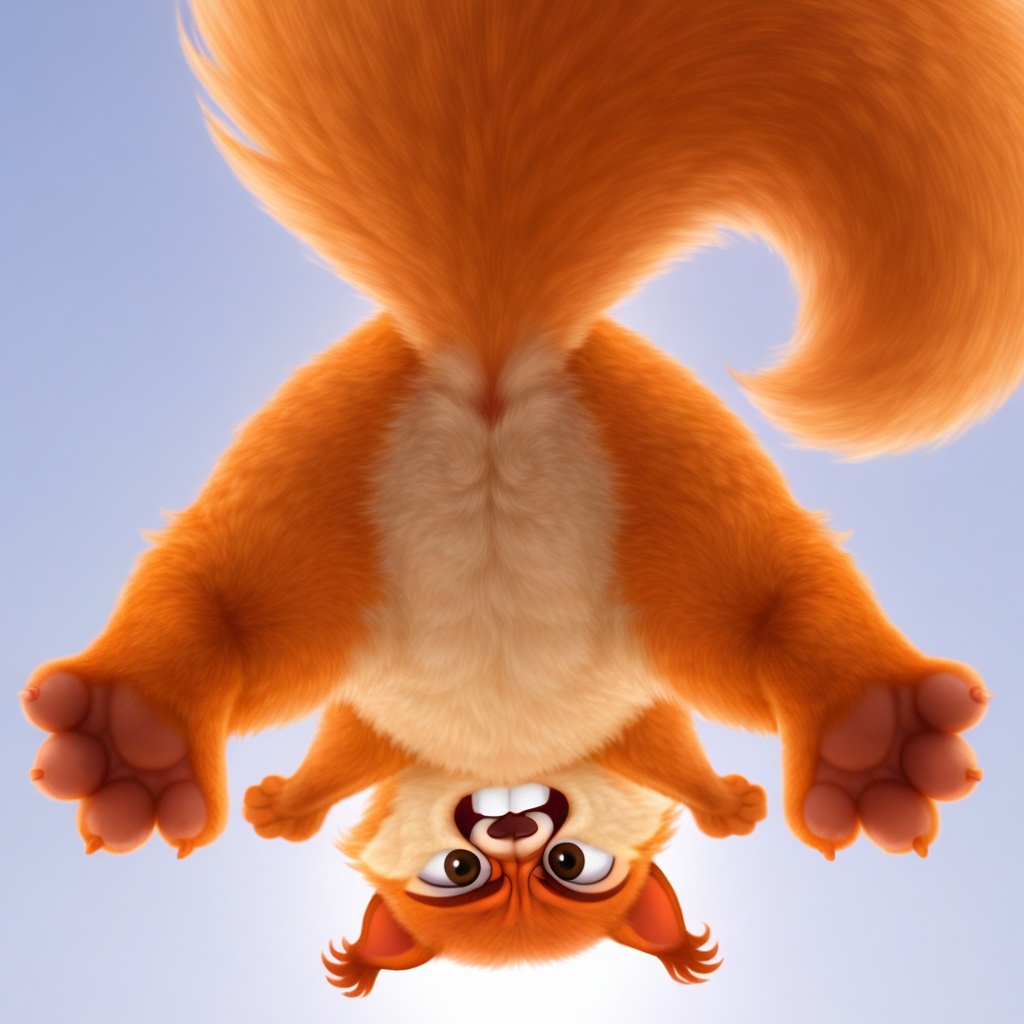 hazel squirrel,  feral,  solo on Tensor.Art