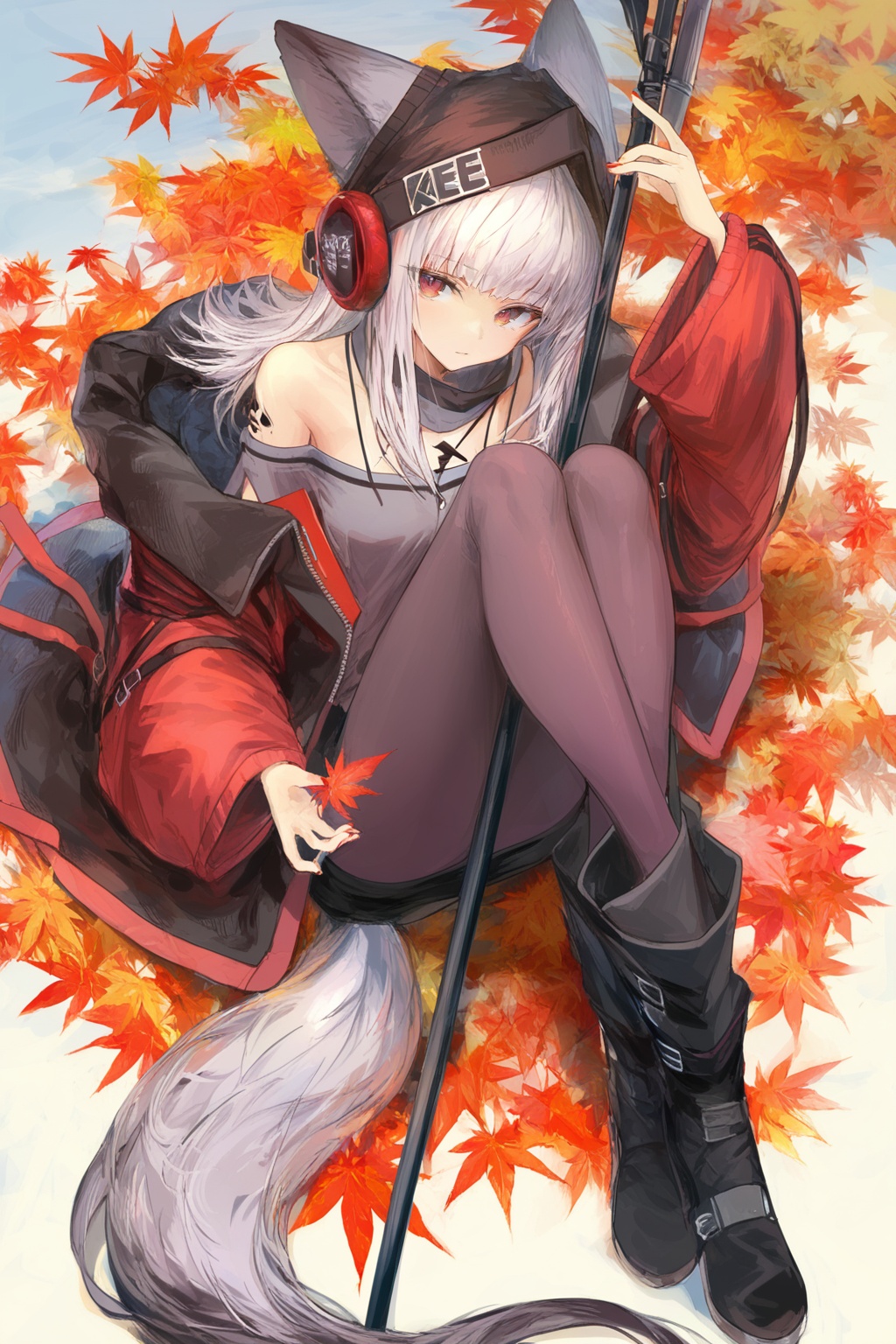 1girl,  frostleaf \(arknights\) ,  long hair on Tensor.Art