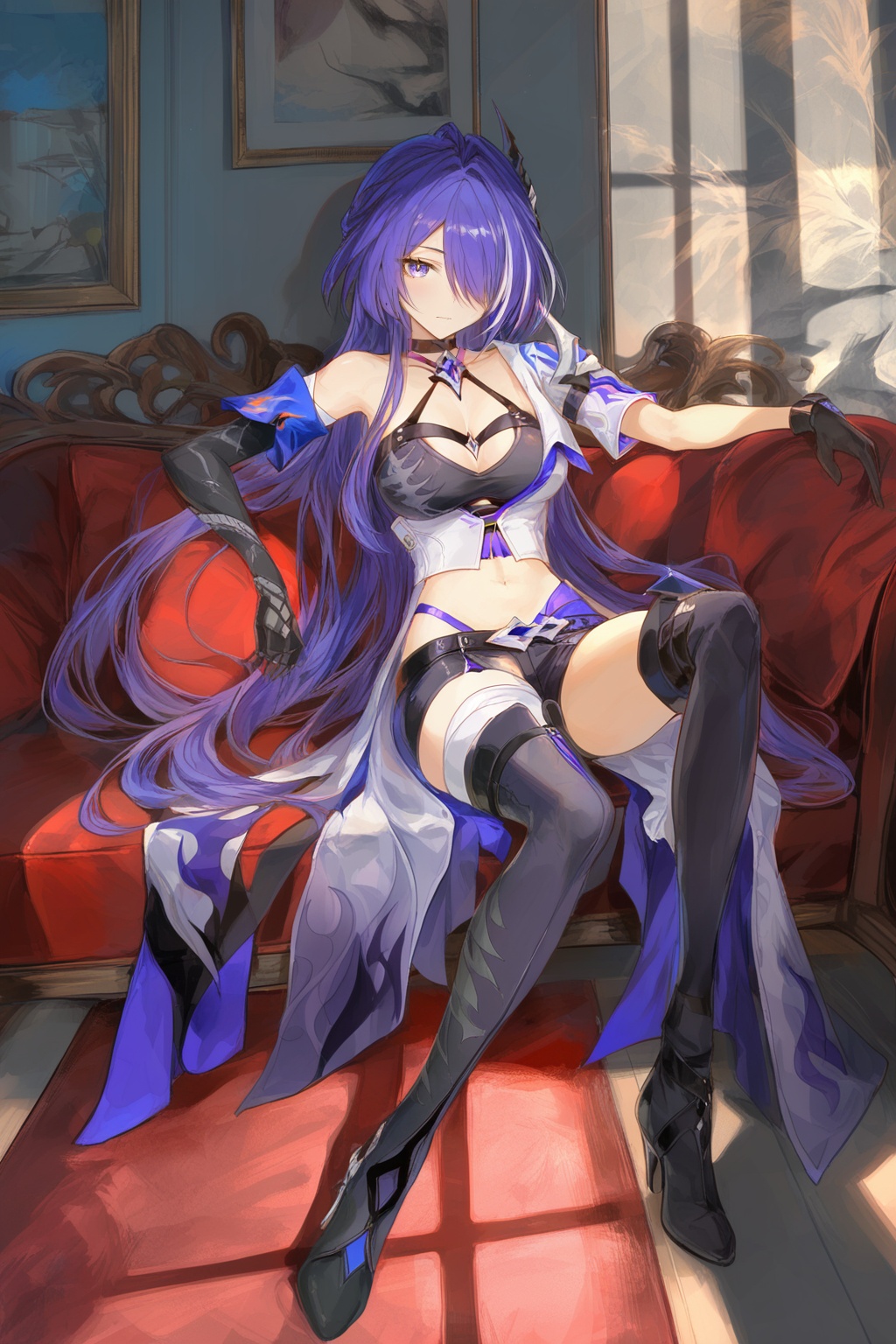 acheron \(honkai: star rail\),  honkai \(series\),  1girl on Tensor.Art