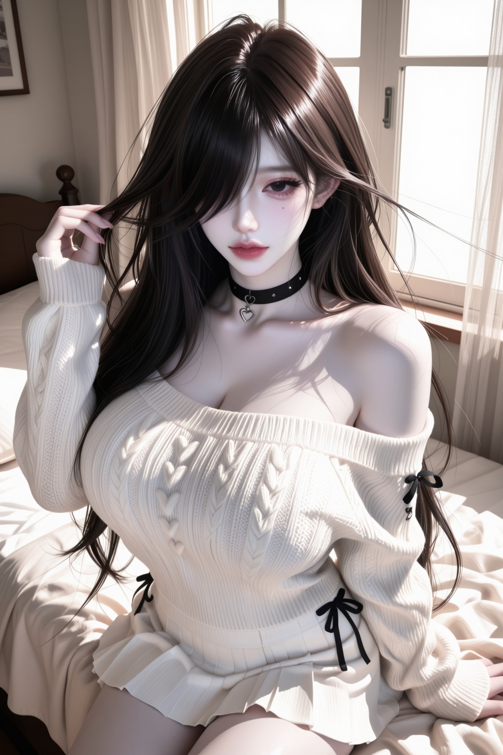 1girl,  solo,  A beautiful young woman with a elegant on Tensor.Art