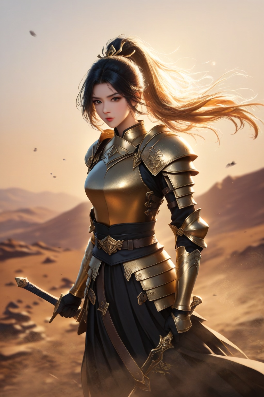 [你的LoRA触发词],  1girl,  solo by SUNSHINE on Tensor.Art