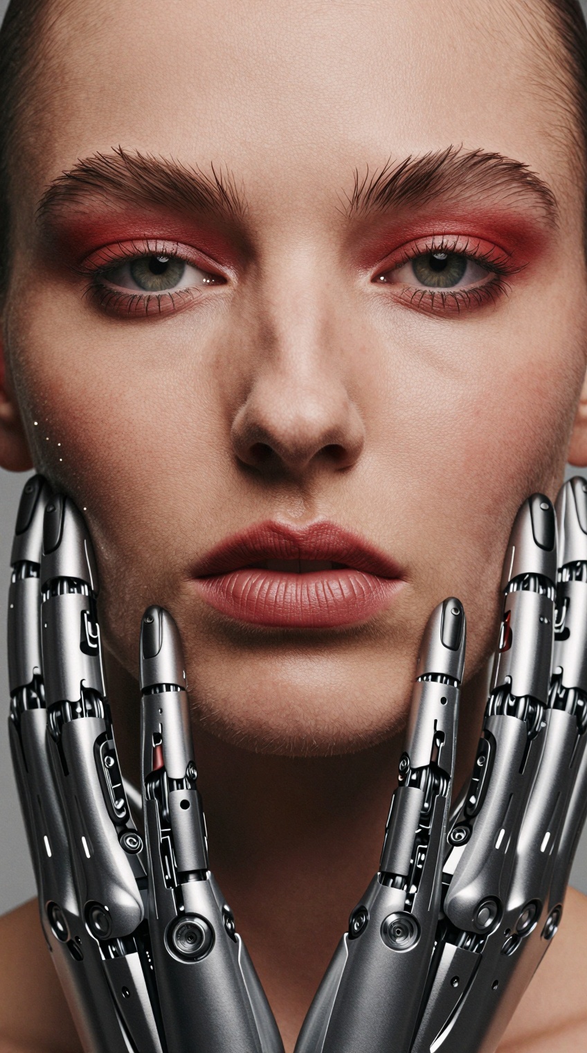 extreme close-up,  beautiful woman,  macro portrait on Tensor.Art