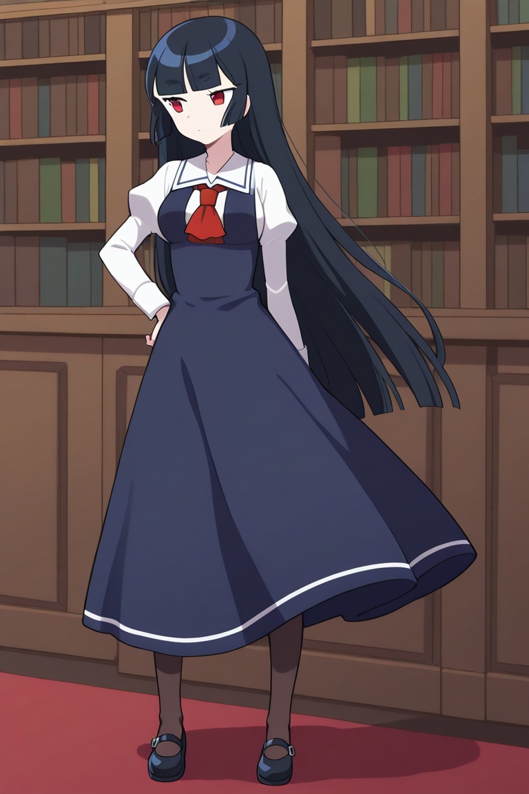 kurofusasuguri,  1girl,  solo on Tensor.Art