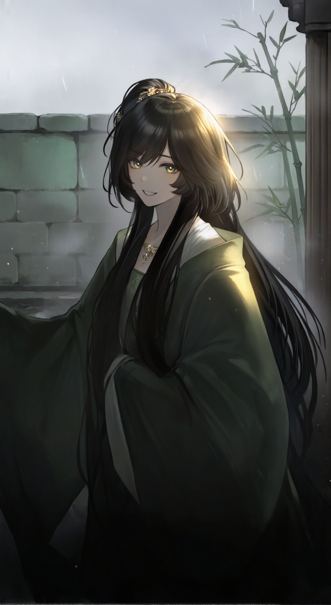 linpianpian,  林翩翩,  身着深绿色古装 by 嘿嘿嘿 on Tensor.Art
