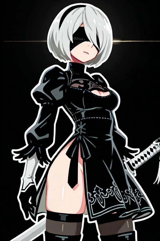 1girl,  android,  short_hair on Tensor.Art