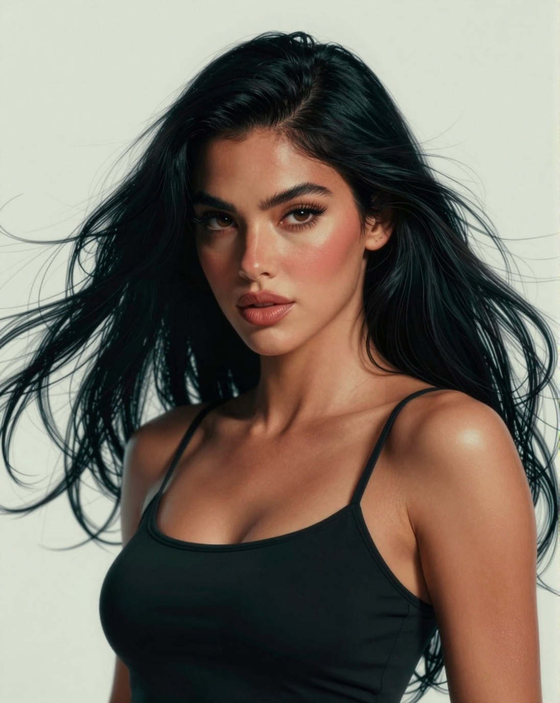 Hyper-detailed 3D,  glossy skin,  hyper-realistic lighting on Tensor.Art