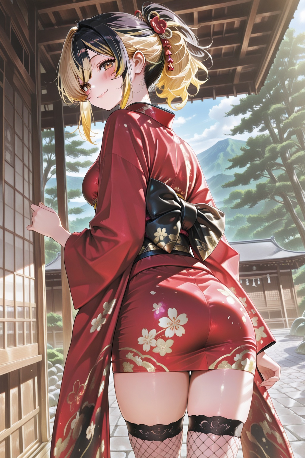 1girl,  japanese clothes,  solo on Tensor.Art