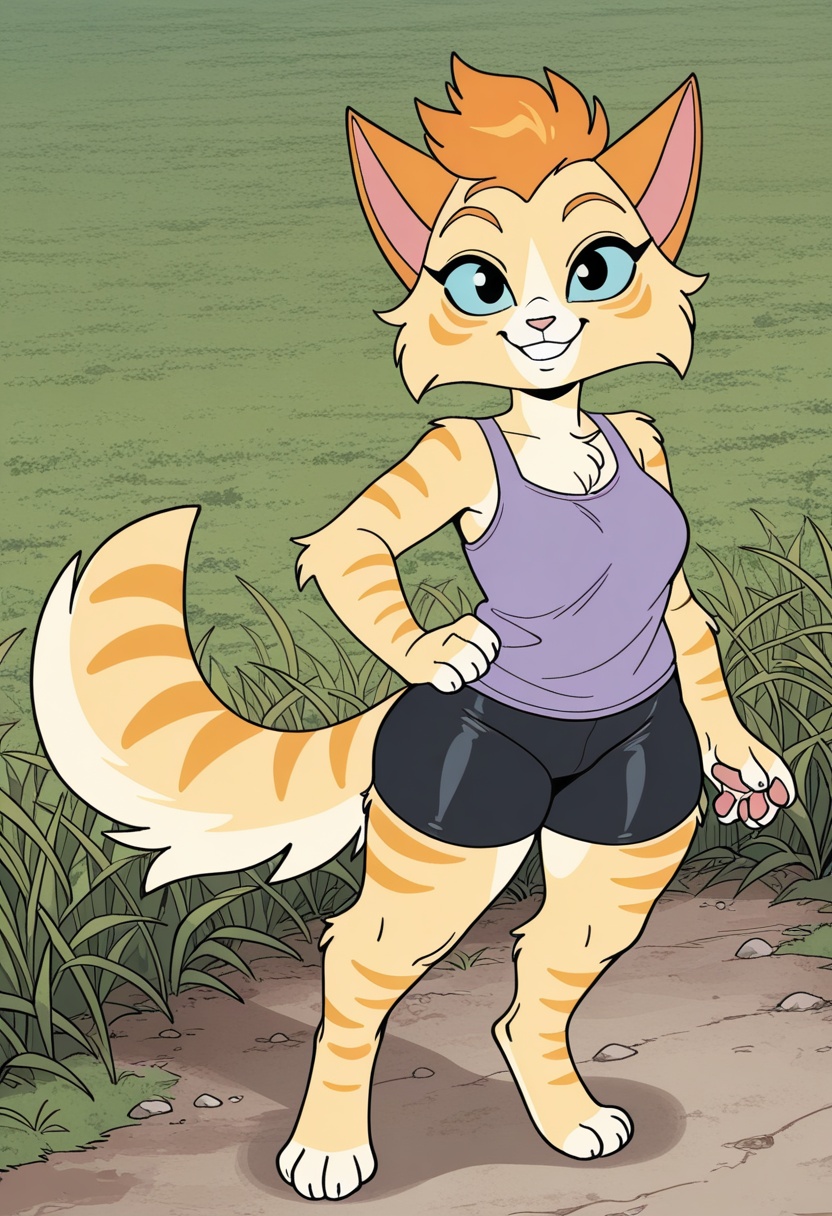 Chloe(feral),  solo,  1girl on Tensor.Art