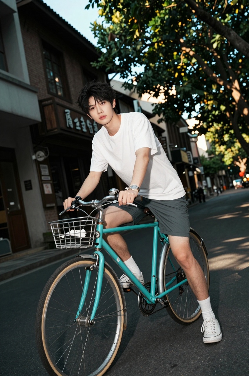 young man,  efforless pose,  candid on Tensor.Art