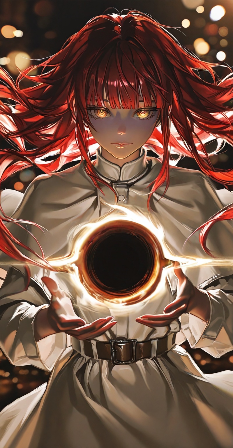 1girl,  solo,  long red hair on Tensor.Art