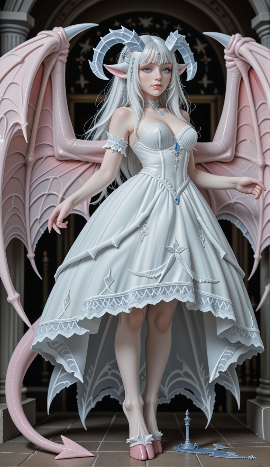 Vespera,  horns,  tail on Tensor.Art