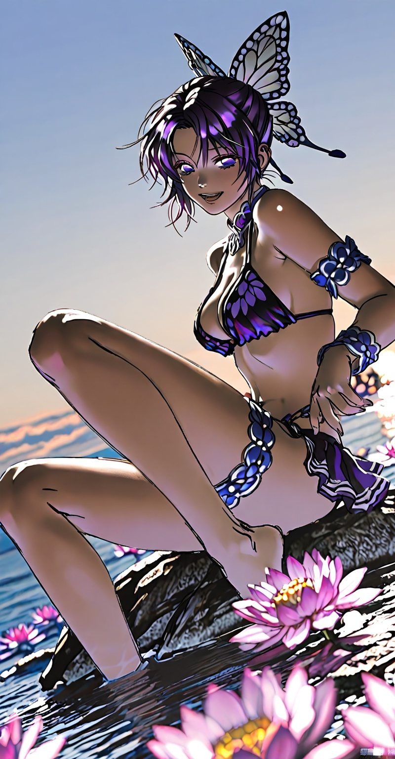 ((Emphasize a blend of anime aesthetics with painterly digital rendering techniques)),  the use of light and shadow create...
