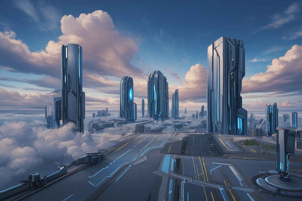 HALOFR,  no humans,  cloud on Tensor.Art