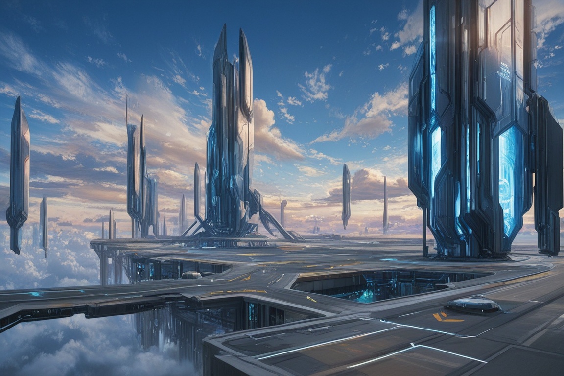 HALOFR,  no humans,  cloud on Tensor.Art