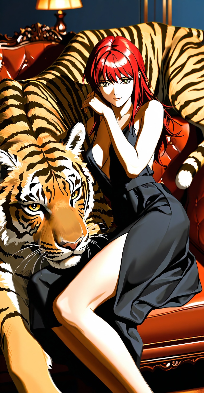 (Emphasize a blend of anime aesthetics with painterly digital rendering techniques)),  the use of light and shadow creates...