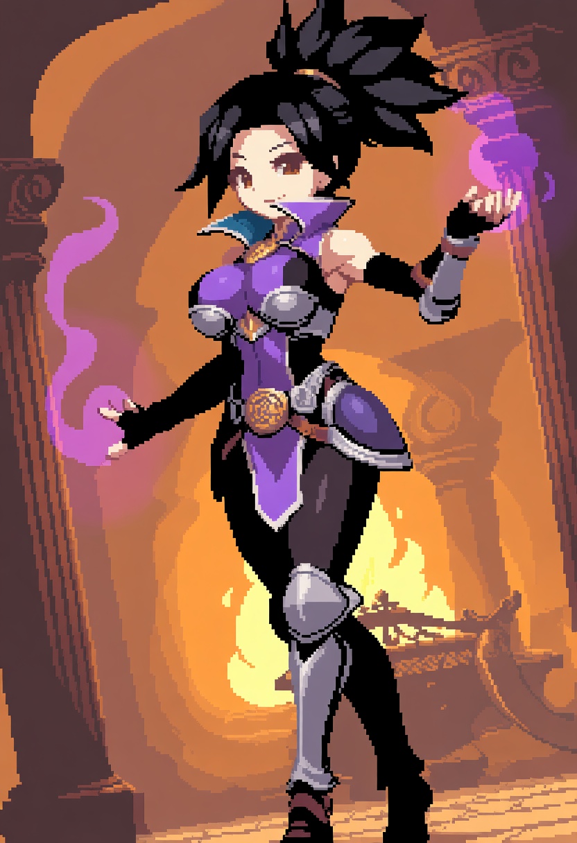 @sakuemonq,  dynamic pose,  creative angle on Tensor.Art