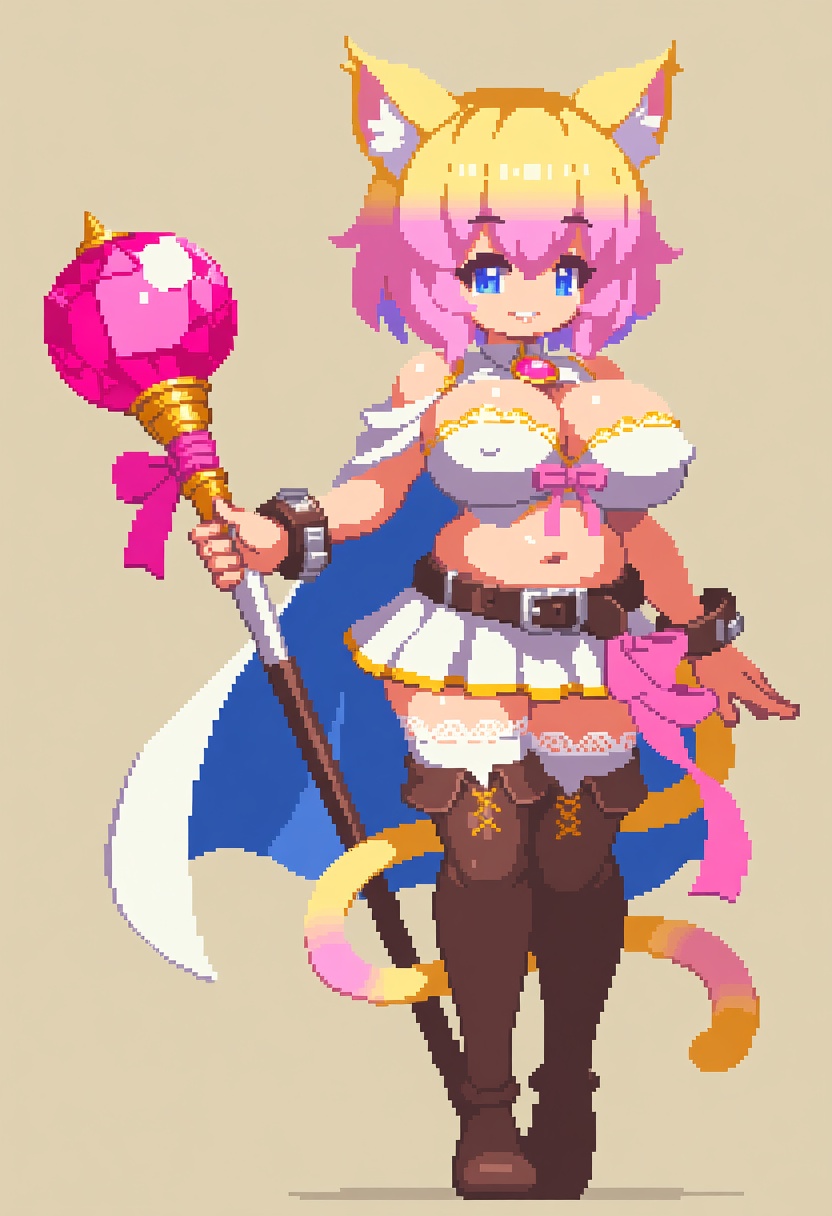@sakuemonq,  pixel art,  1girl on Tensor.Art