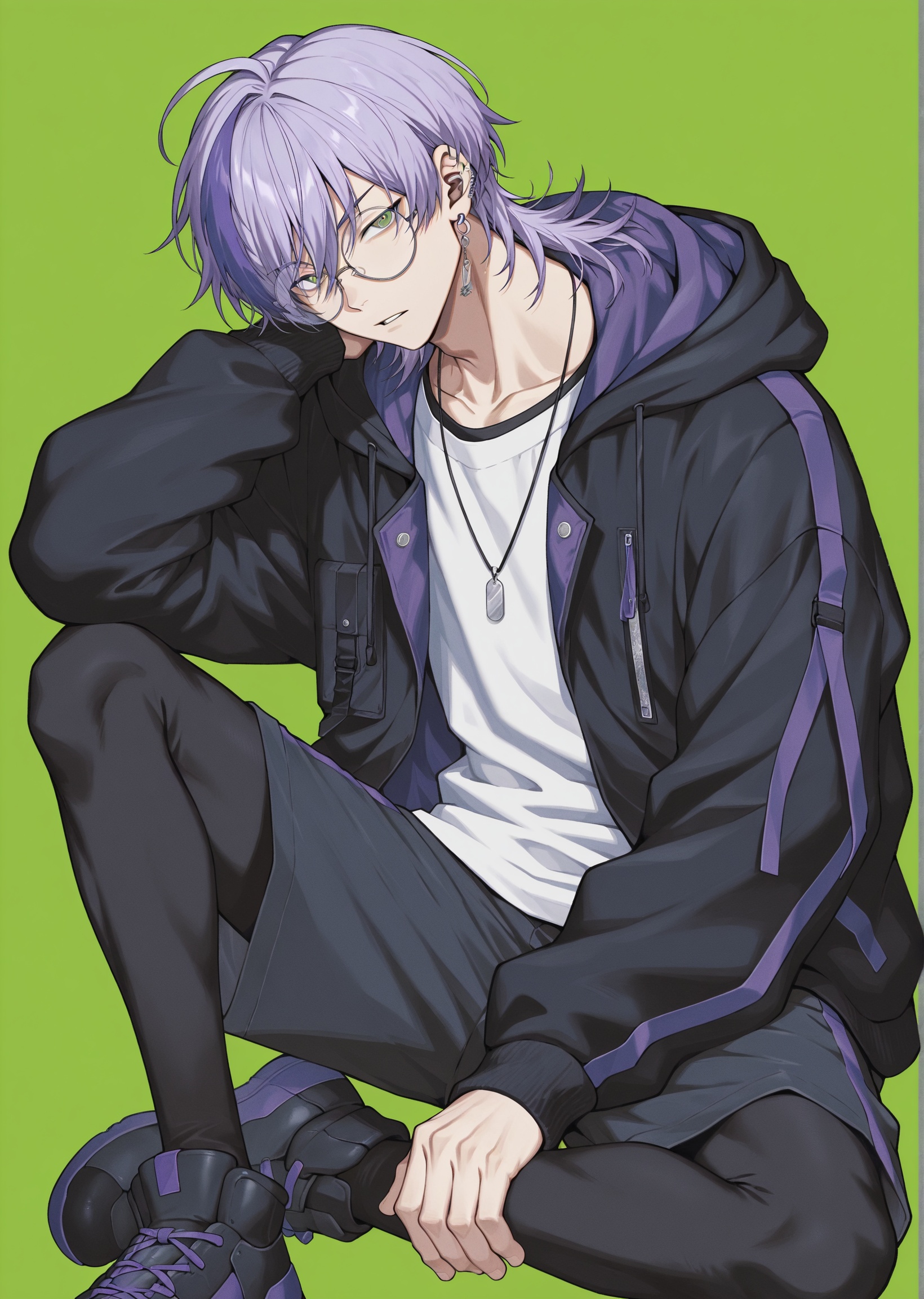 1boy,  solo,  simple background on Tensor.Art