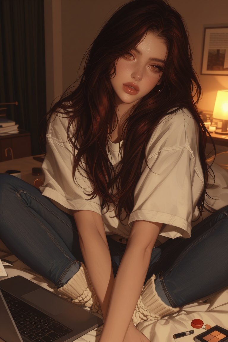 Semi realistic style,  digital illustration,  cinematic lighting on Tensor.Art