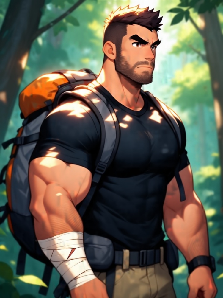 卡通男子-Zib by 一起旅行 on Tensor.Art