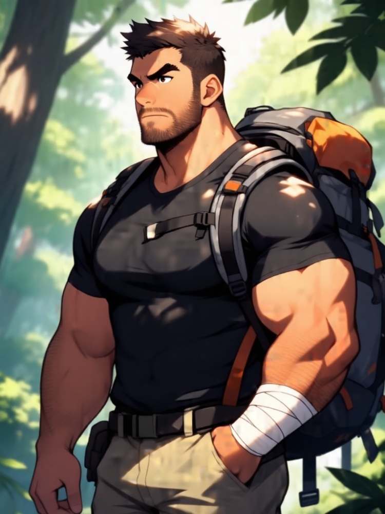 卡通男子-Zib by 一起旅行 on Tensor.Art