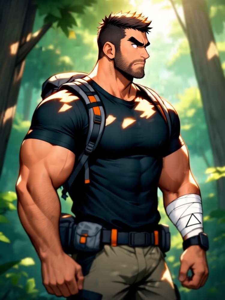 卡通男子-Zib by 一起旅行 on Tensor.Art
