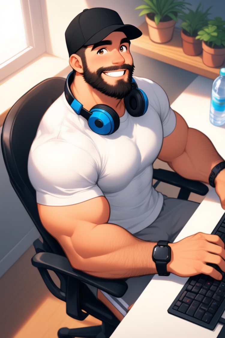 卡通男子-Zib by 一起旅行 on Tensor.Art