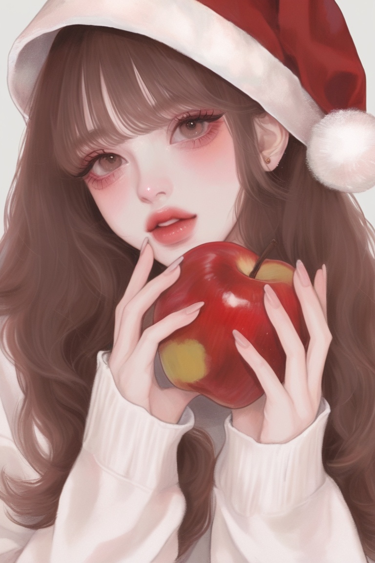 aegyo_sal,  eyelashes,  1girl on Tensor.Art