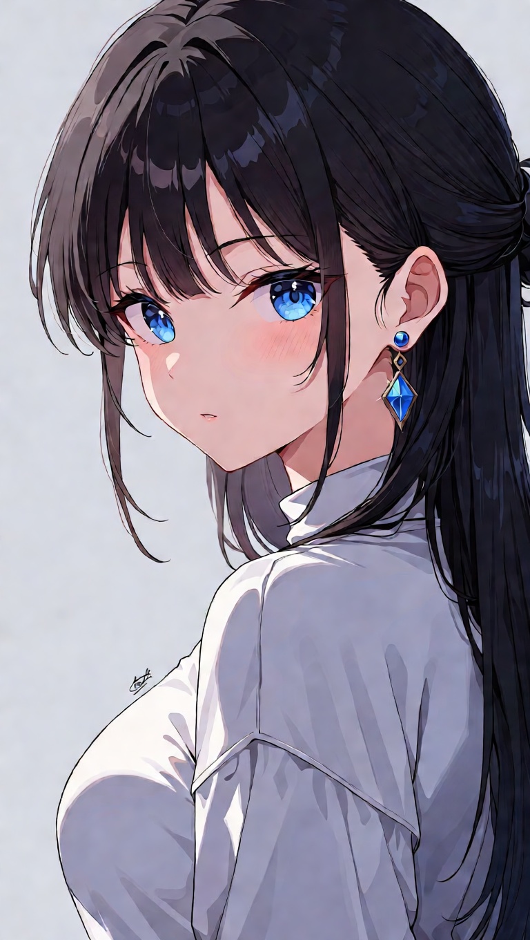 1girl,  solo,  long hair on Tensor.Art
