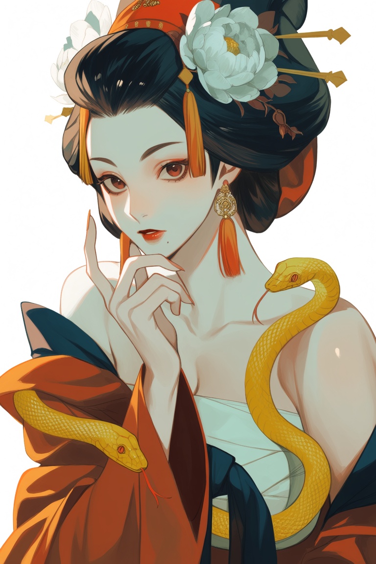 m7re,  1girl,  flower on Tensor.Art
