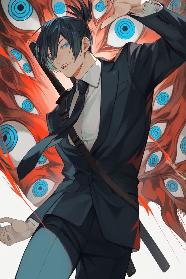 m7re,  1boy,  sharp teeth on Tensor.Art