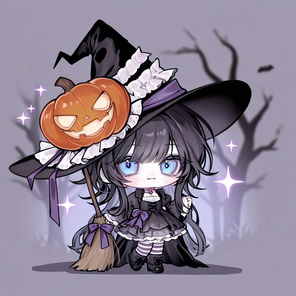 chibi,  (standing,  full body) on Tensor.Art