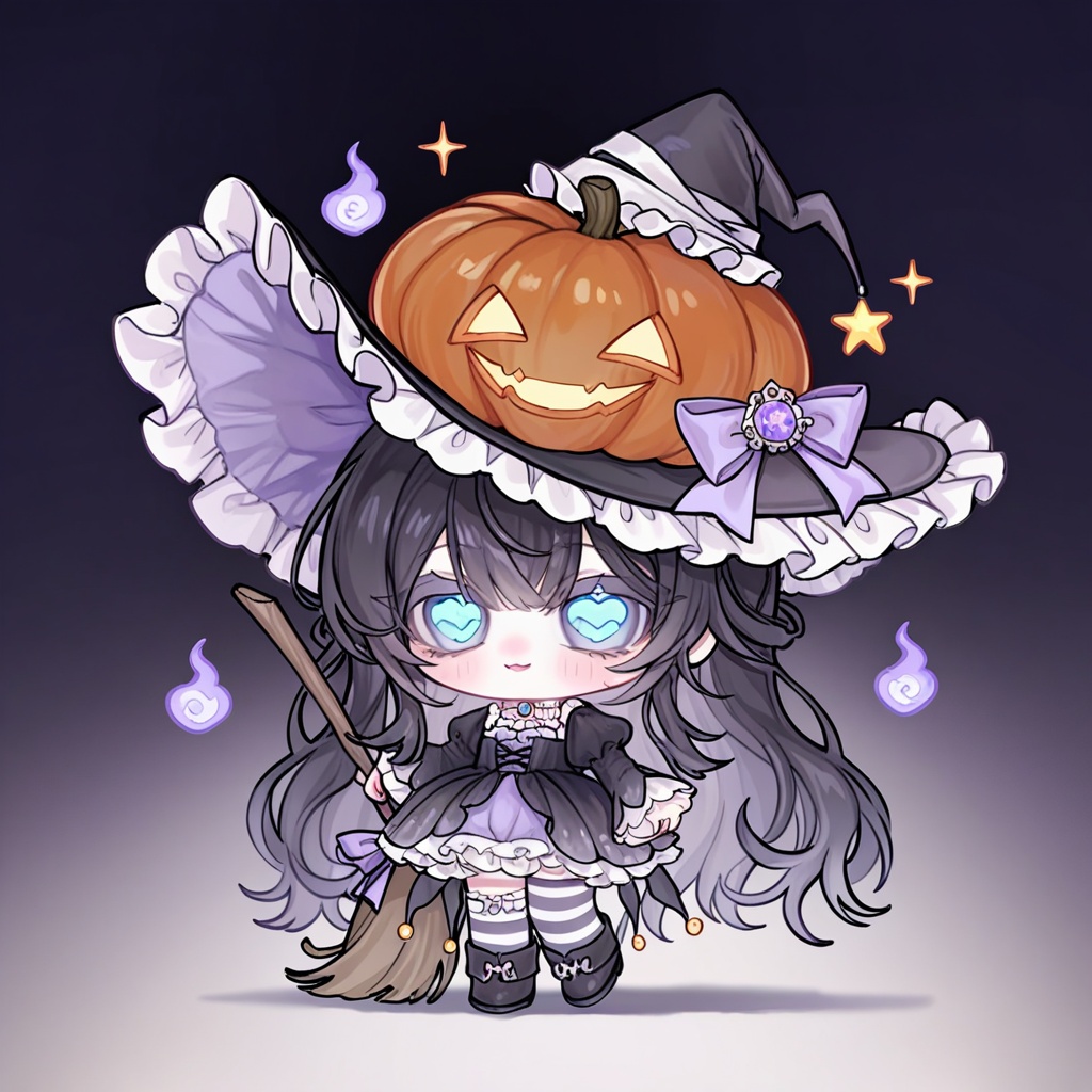 chibi,  (standing,  full body) on Tensor.Art
