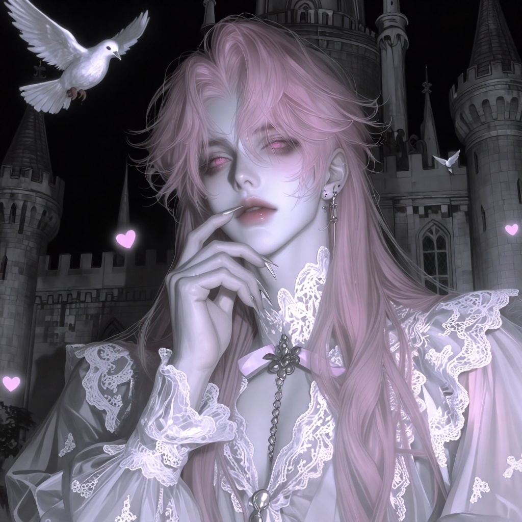 masterpiece,  1boy,  pink eyes on Tensor.Art