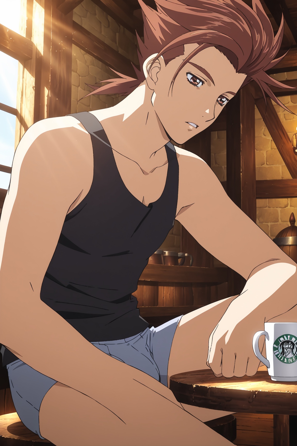 1boy,  Lloyd_Irving,  brown hair on Tensor.Art