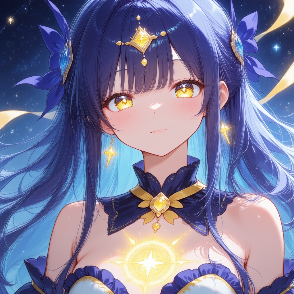 1girl,  portrait,  magical girl on Tensor.Art
